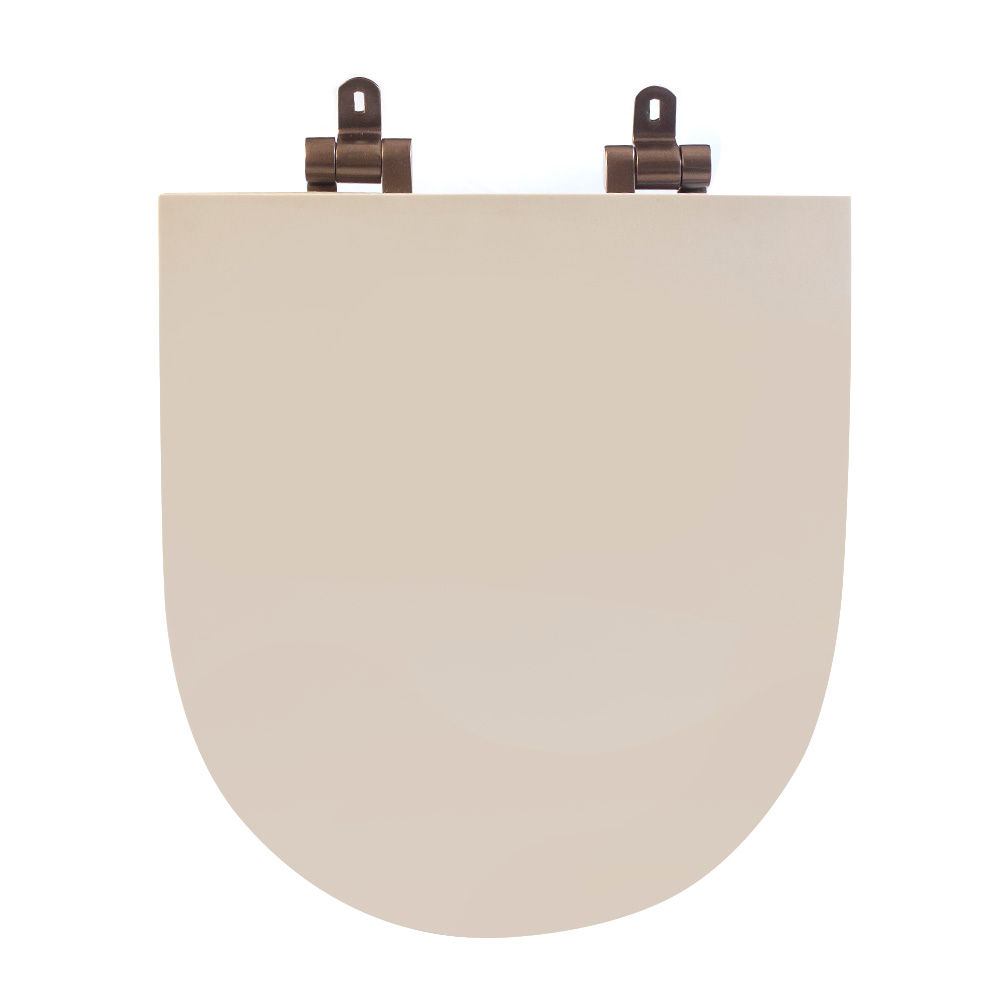 Assento Sanitário Poliéster Para Louça Neo (Incepa) Slow Close Corten (Reb. Oculto) Beige