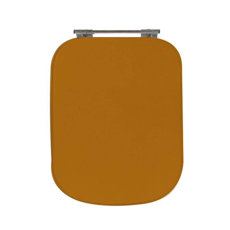 Assento Sanitário Poliéster Para Louça Tivoli (Ideal Standard) Aço (Reb. Oculto) Laranja