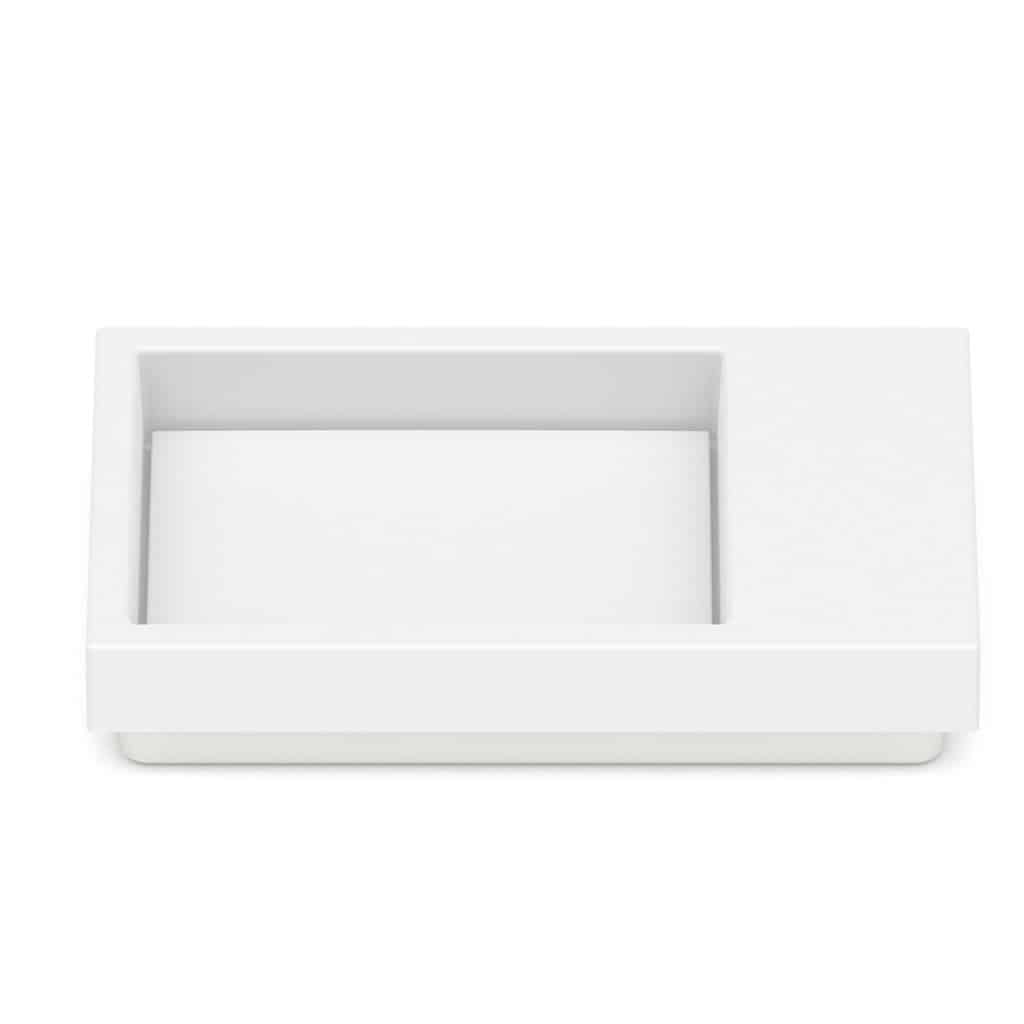 Cuba Sobrepor 600x380 Skyline Horizontal Branco Matte Roca