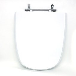 Assento Sanitário Poliéster Para Louça Stylus (Celite) Aço (Reb. Oculto) Branco