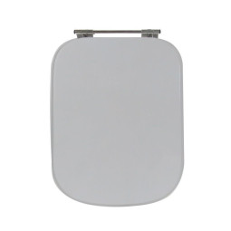 Assento Sanitário Poliéster para Louça Tivoli (Ideal Standard) Aço Cromado (Reb. Oculto) Sterling Silver