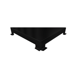 Ralo Linear Elleve Triangular Vertex Tampa Inox Black Matte Linear