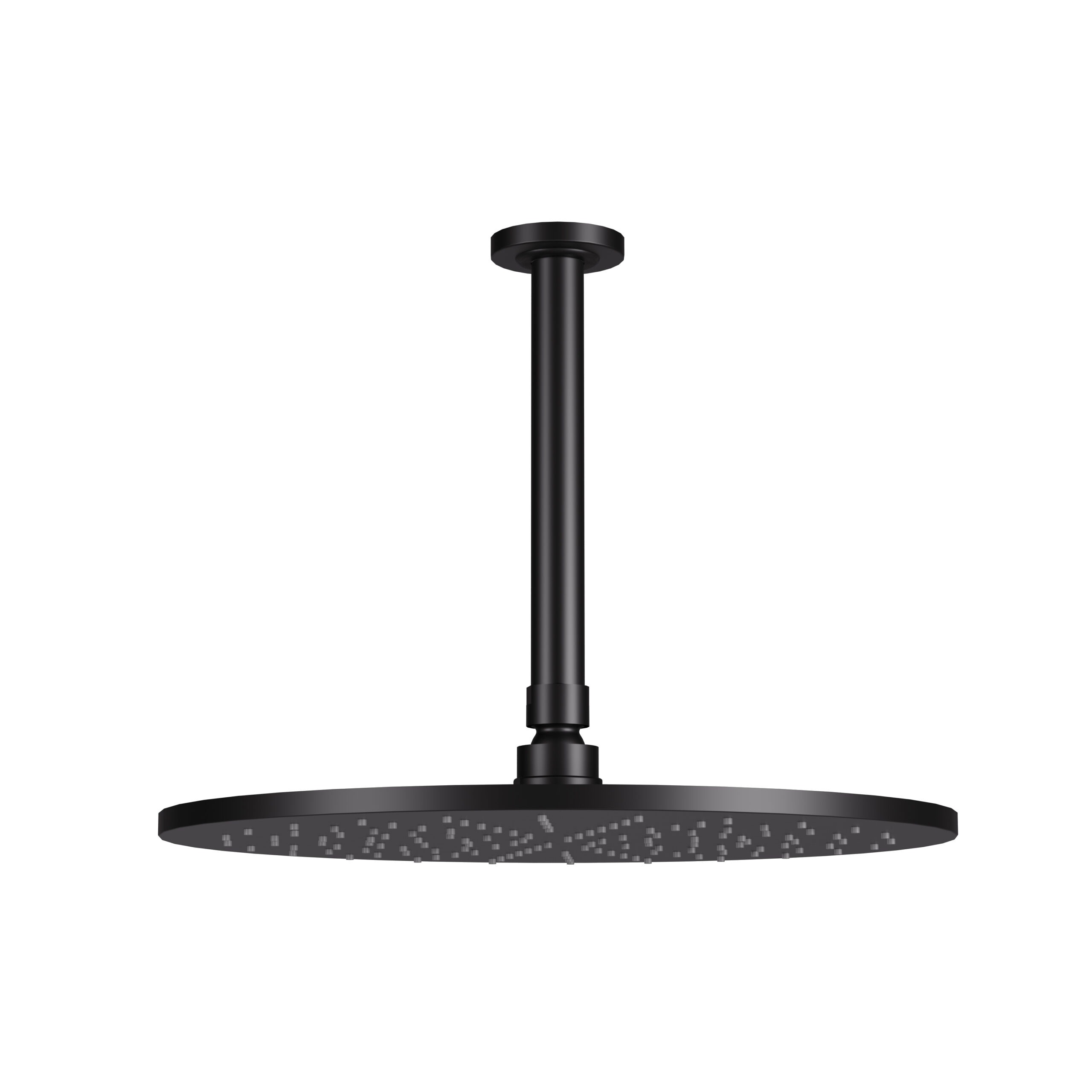 Chuveiro Articulado Parede Metal 20cm Atenas 3150BK600 Preto Fosco Fani