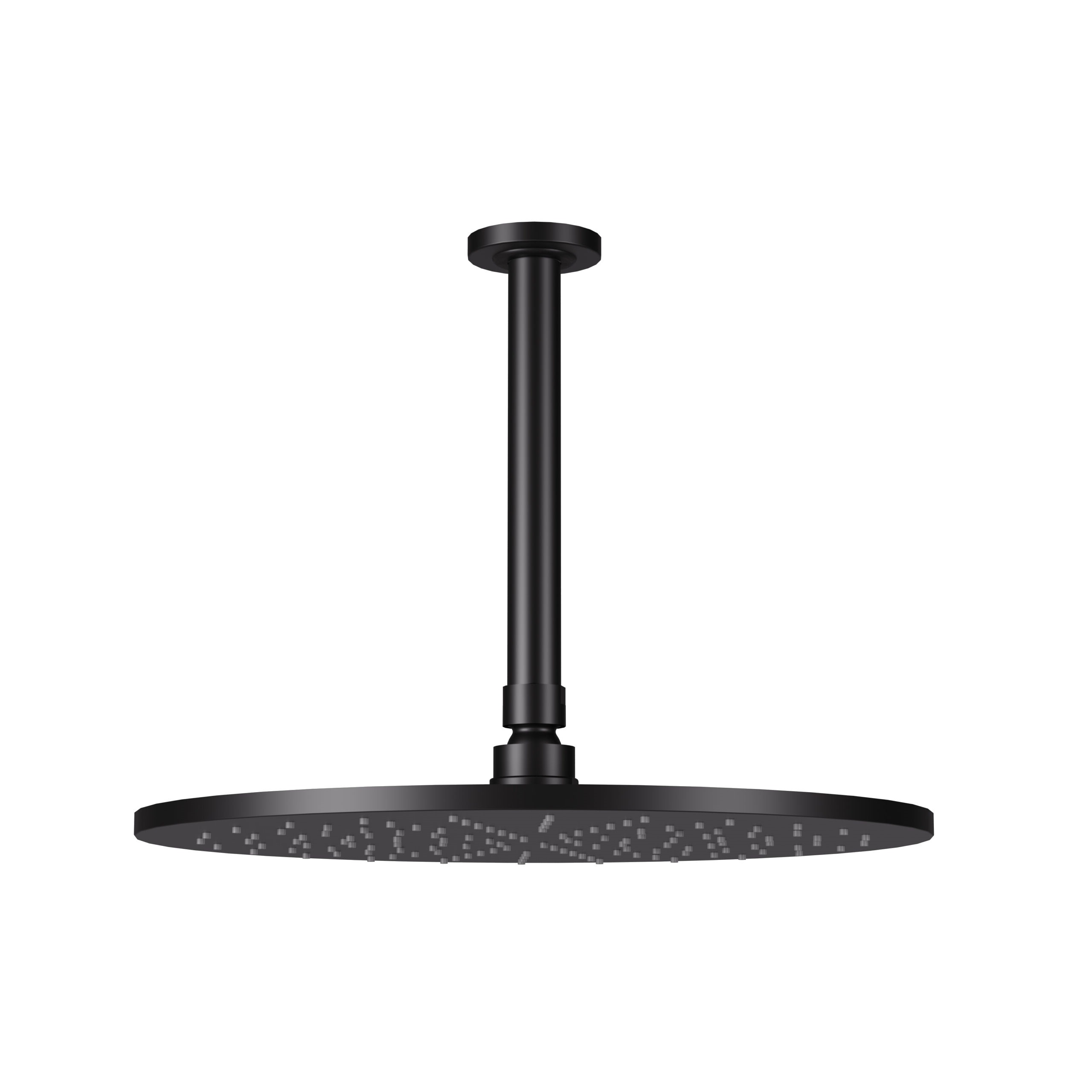 Chuveiro Articulado Parede Metal 20cm Atenas 3150BK600 Preto Fosco Fani