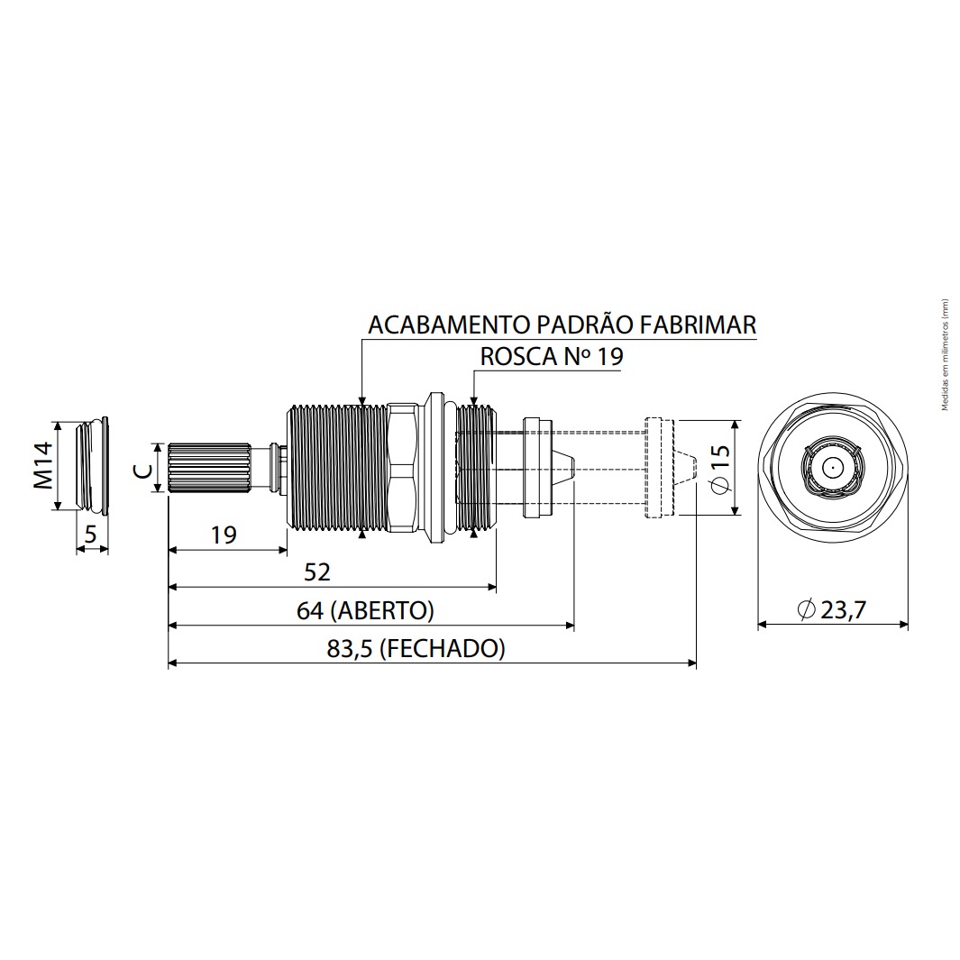 Fabrimar MVS Registro Pressão mod.2373