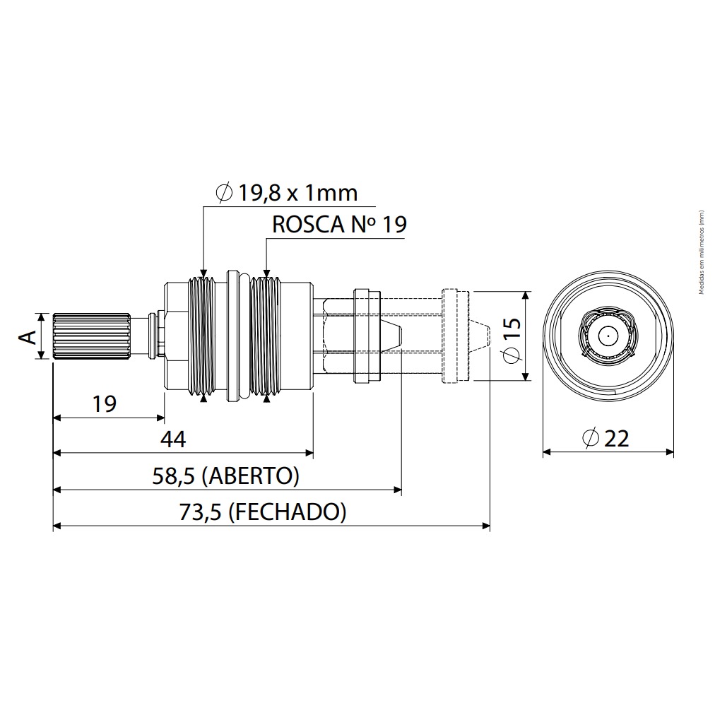 Fabrimar MVS Torneira e Misturador Cozinha mod.8473