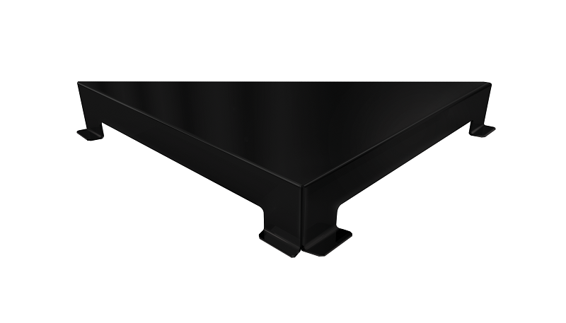 Ralo Linear Elleve Triangular Vertex Tampa Inox Black Matte Linear